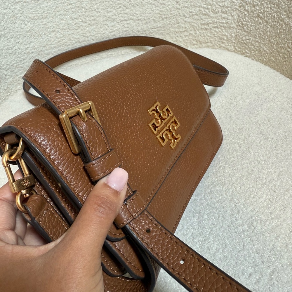 Tory Burch Tan Leather Crossbody Bag - Picture 2 of 11